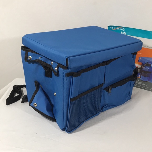 FIRM PRICE 
High Road Kids Back Seat Organizer/Color Blue & Black - Picture 6 of 16